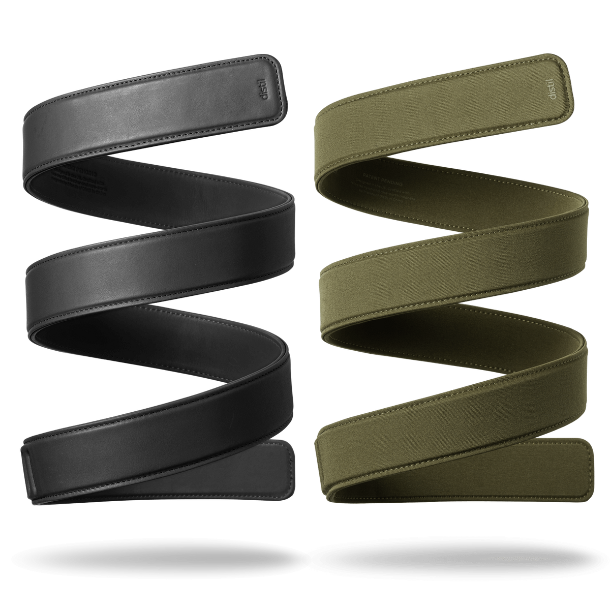 MagLock Leather + Nylon Belt 2-Pack