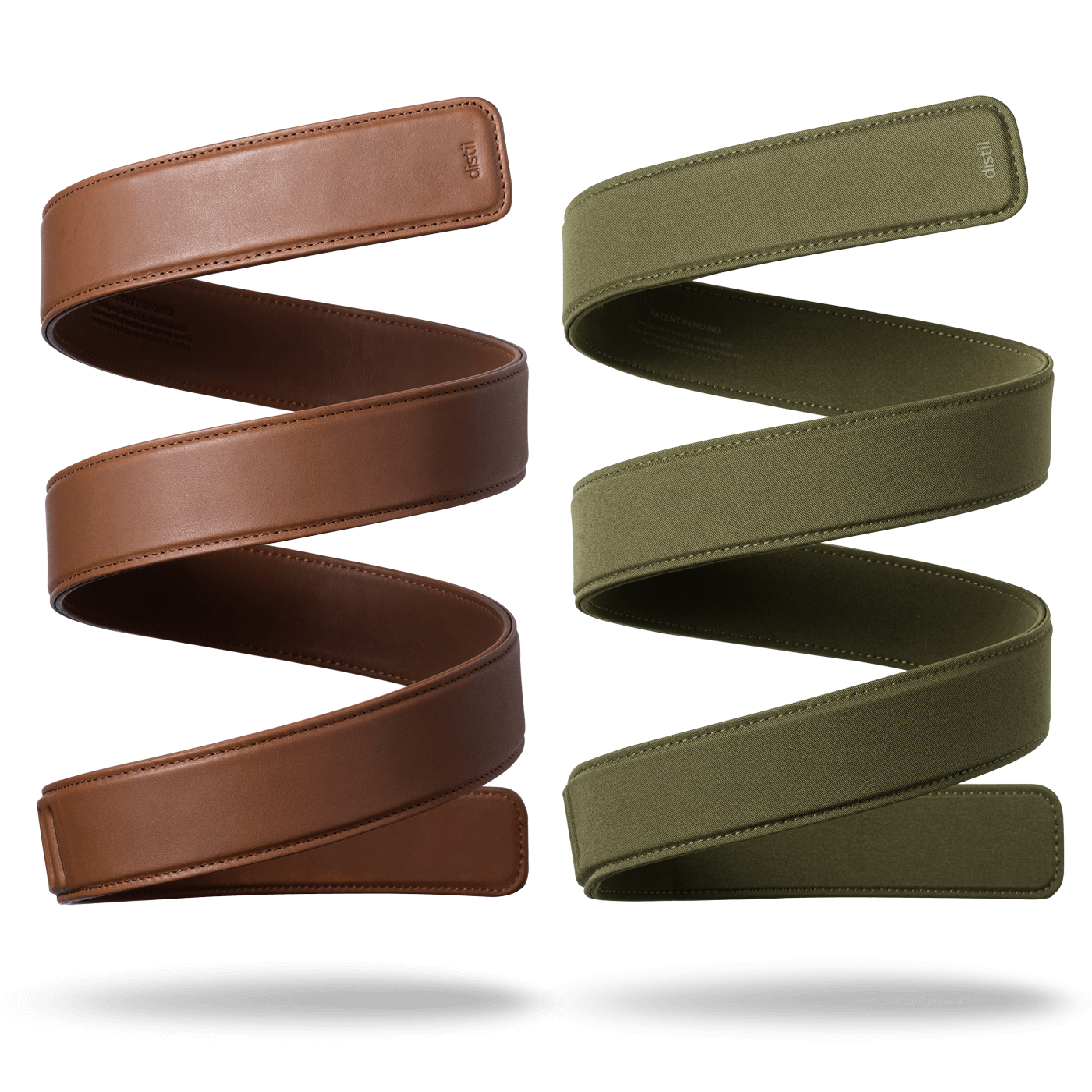 MagLock Leather + Nylon Belt 2-Pack