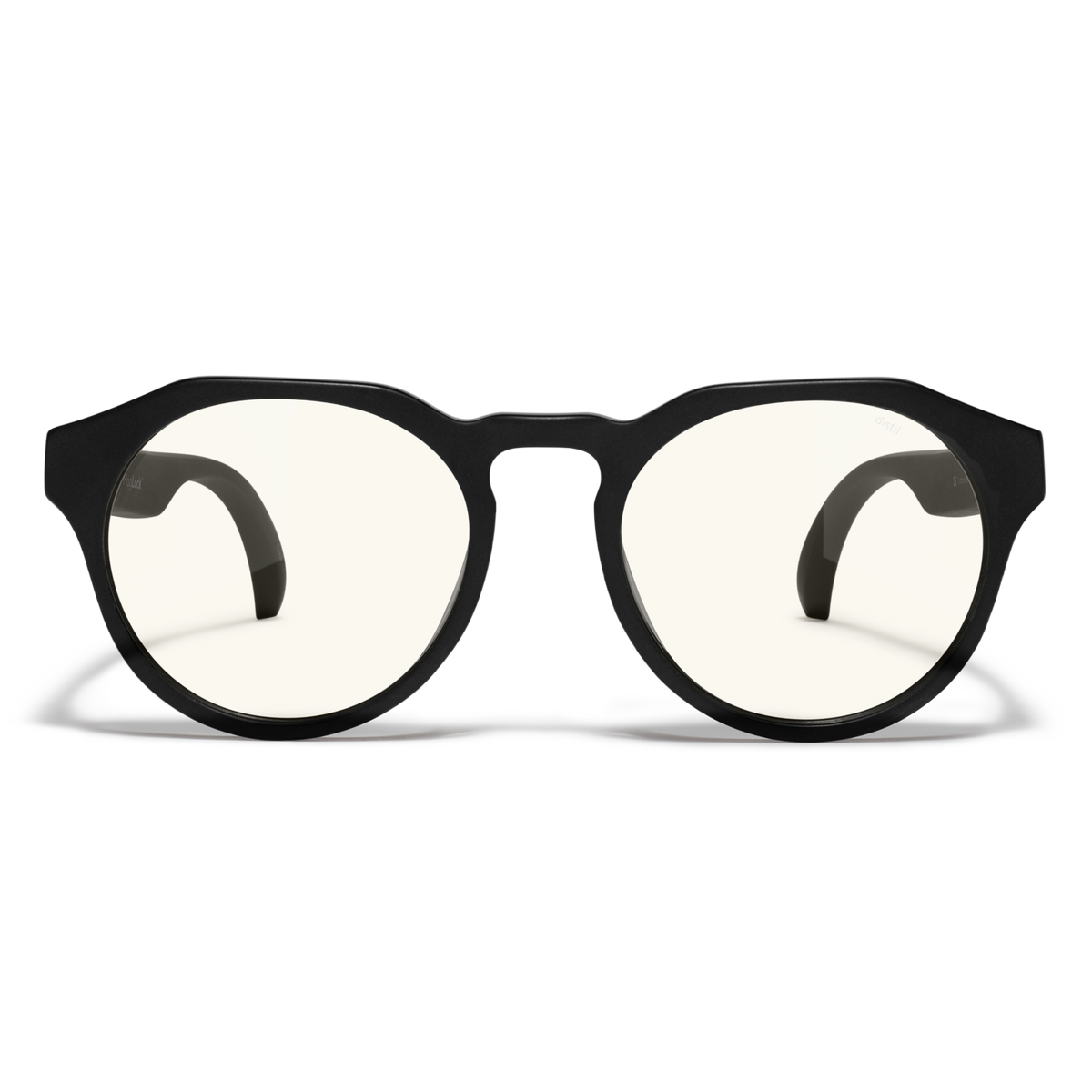 Distil Union MagLock ScreenSaver Glasses | Comfortable, black acetate frames with magnetic temples and blue-light lenses